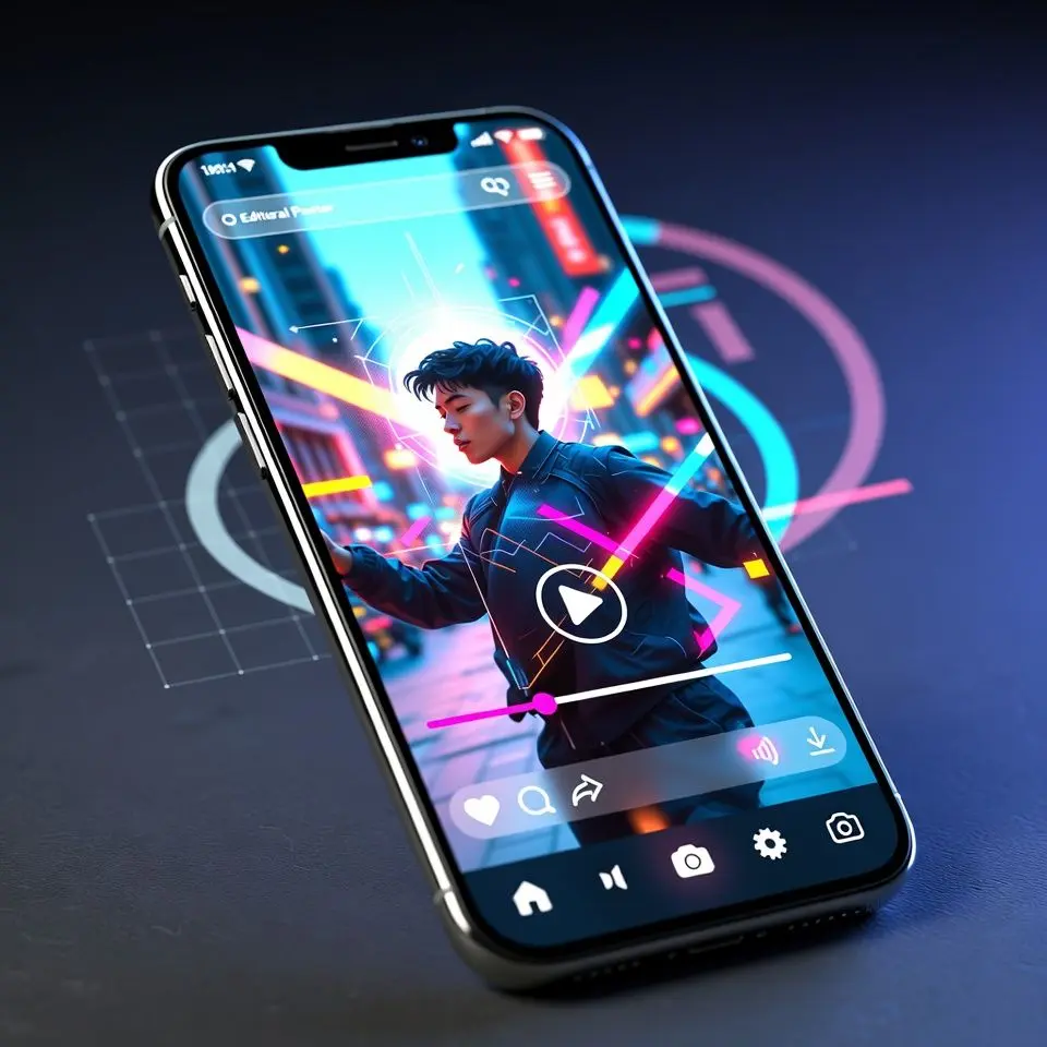 Tampilan visualisasi produk modern yang dibuat menggunakan teknologi AI untuk iklan e-commerce.[/:id]